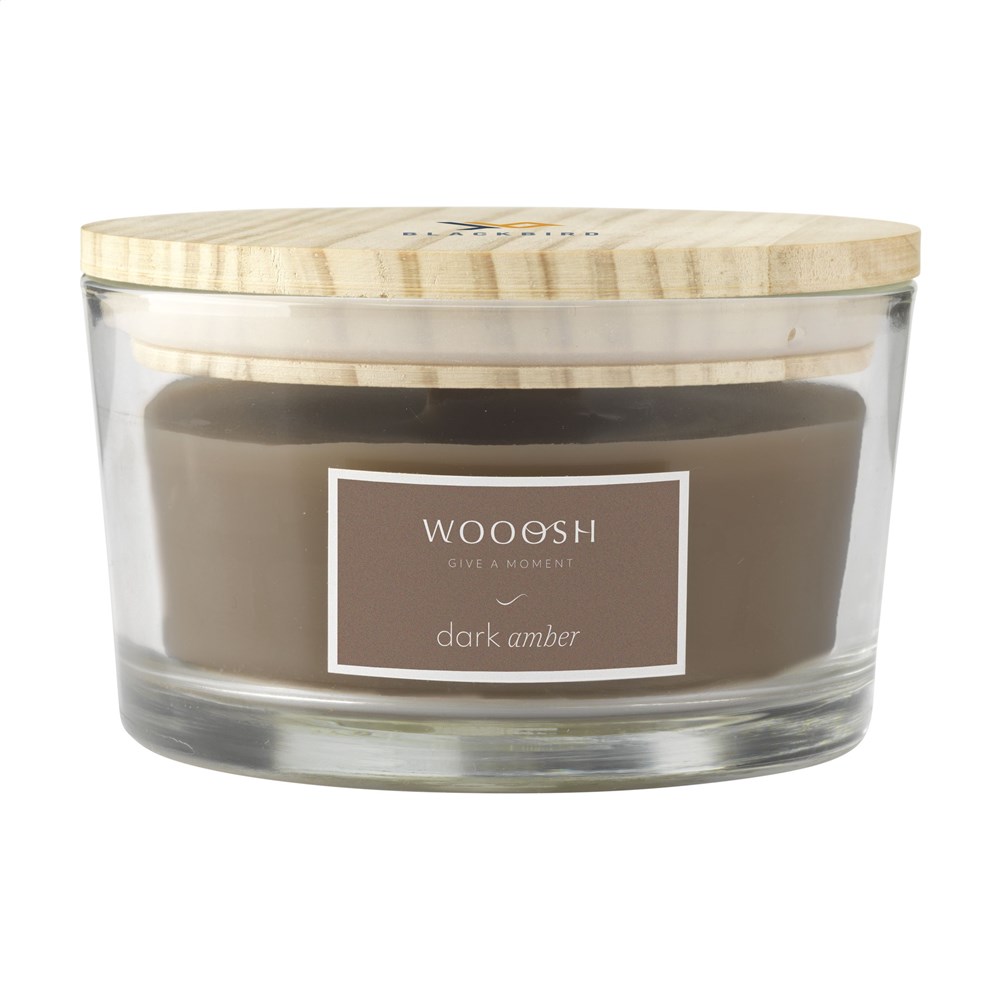 Wooosh Flame Scented Candle Dark Amber Wooosh Flame Scented Candle Dark Amber
