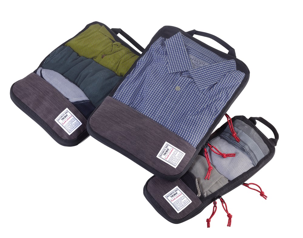 TROIKA Reise-Kompressionstaschen Set BUSINESS PACKING CUBES TROIKA Reise-Kompressionstaschen Set BUSINESS PACKING CUBES