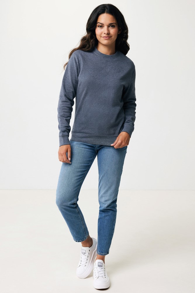 IQONIQ Denali ungefärbt. Rundhals-Sweater aus recycelter BW IQONIQ Denali ungefärbt. Rundhals-Sweater aus recycelter BW