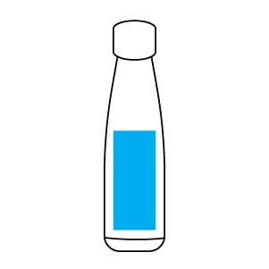 PureCoat Bamboo Bottle Stix-500ml-Grau PureCoat Bamboo Bottle Stix-500ml-Grau