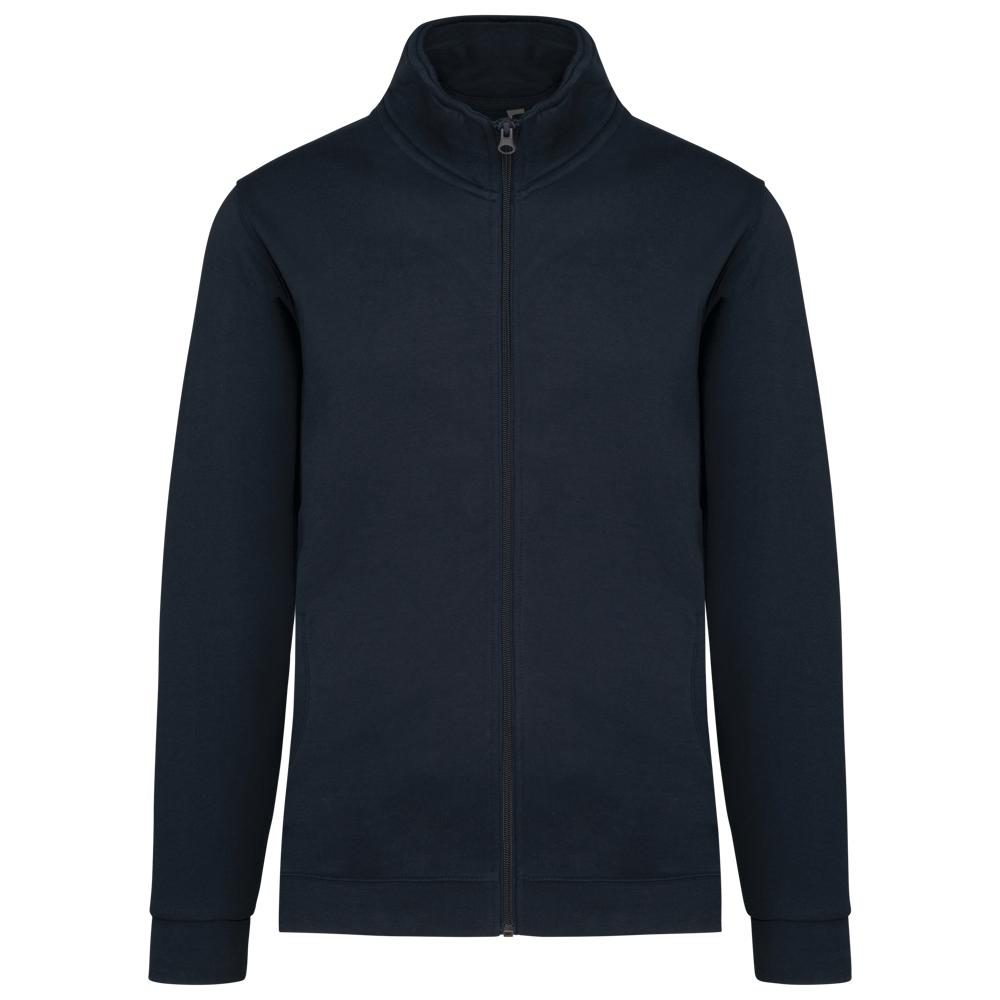 K472 - Sweatjacke mit Reißverschluss - navy