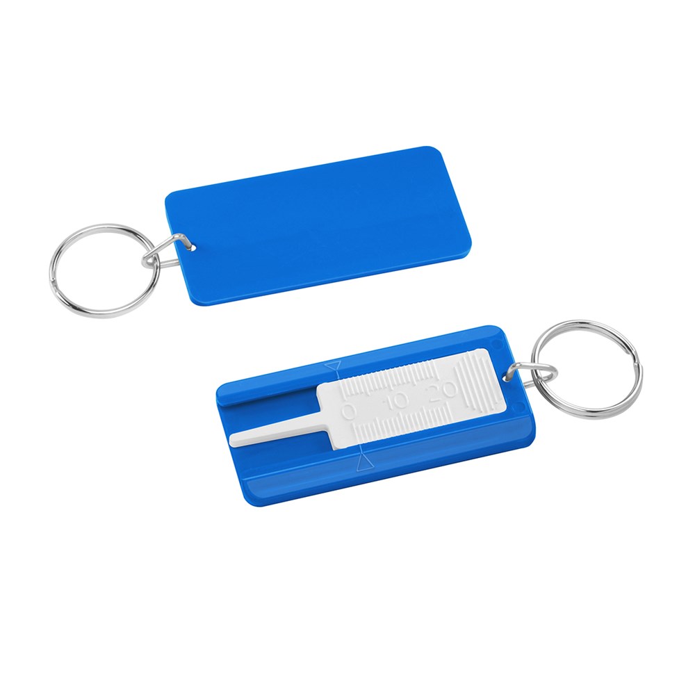 Reifenprofiltiefenmesser - Weiß/blau