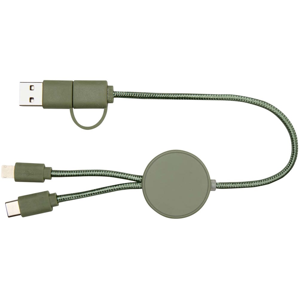 Citala 30 cm 5-in-1 Kabel aus recyceltem Kunststoff für Datenübertragung und 27W Schnellladung