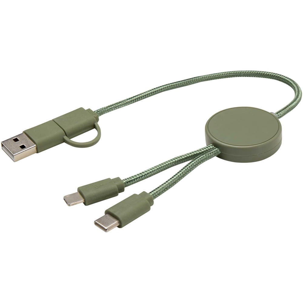 Citala 30 cm 5-in-1 Kabel aus recyceltem Kunststoff für Datenübertragung und 27W Schnellladung