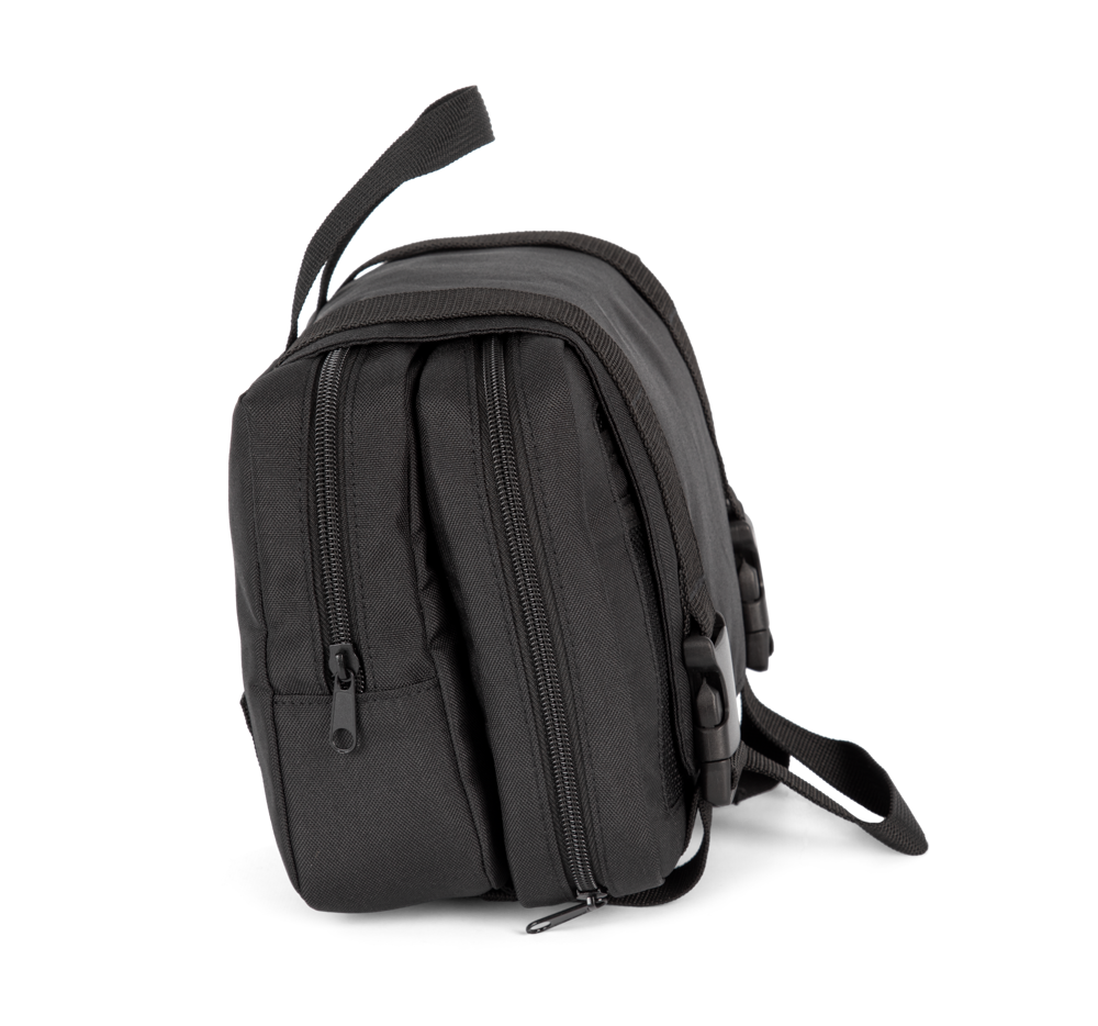 KI0370 - Recycelter Toilettenbeutel mit doppeltem Fach