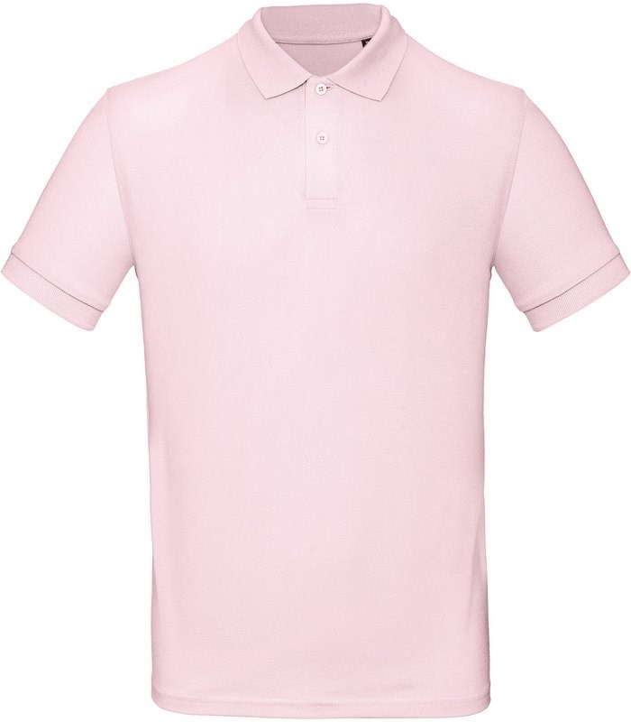 B&C Men's organic polo shirt - Orchid Rosa