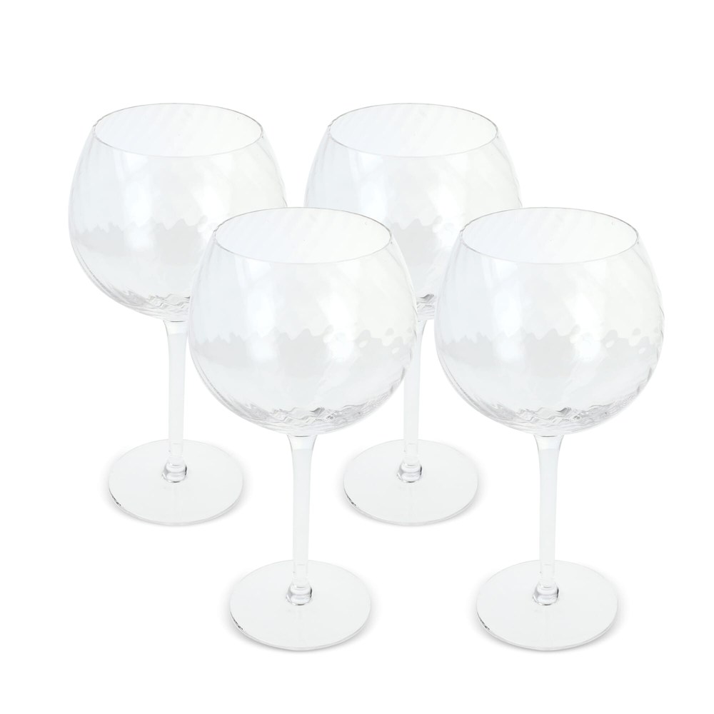 Byon Opacity 4er-Set Weingläser mit stilvollem Glasmuster 470ml Byon Opacity 4er-Set Weingläser mit stilvollem Glasmuster 470ml