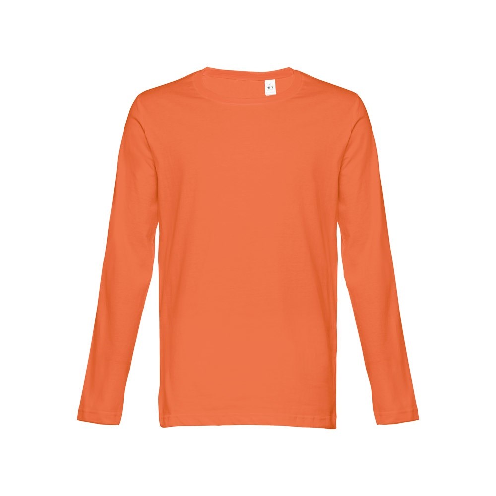THC BUCHAREST. Herren Langarm T-Shirt - Terrakotta