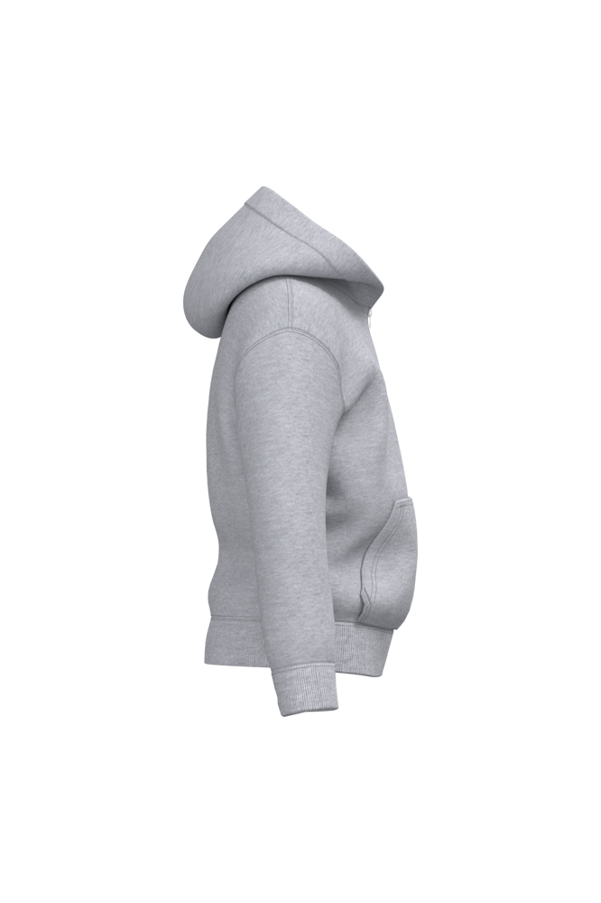 K4045 - Recyceltes Kinder-Kapuzensweatshirt mit Reißverschluss