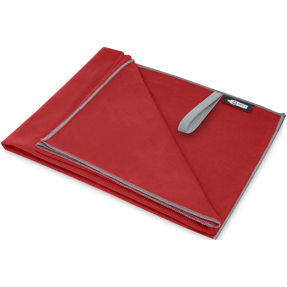 Pieter ultraleichtes und schnell trocknendes Handtuch aus rPET 130 x 80 cm Pieter ultraleichtes und schnell trocknendes Handtuch aus rPET 130 x 80 cm