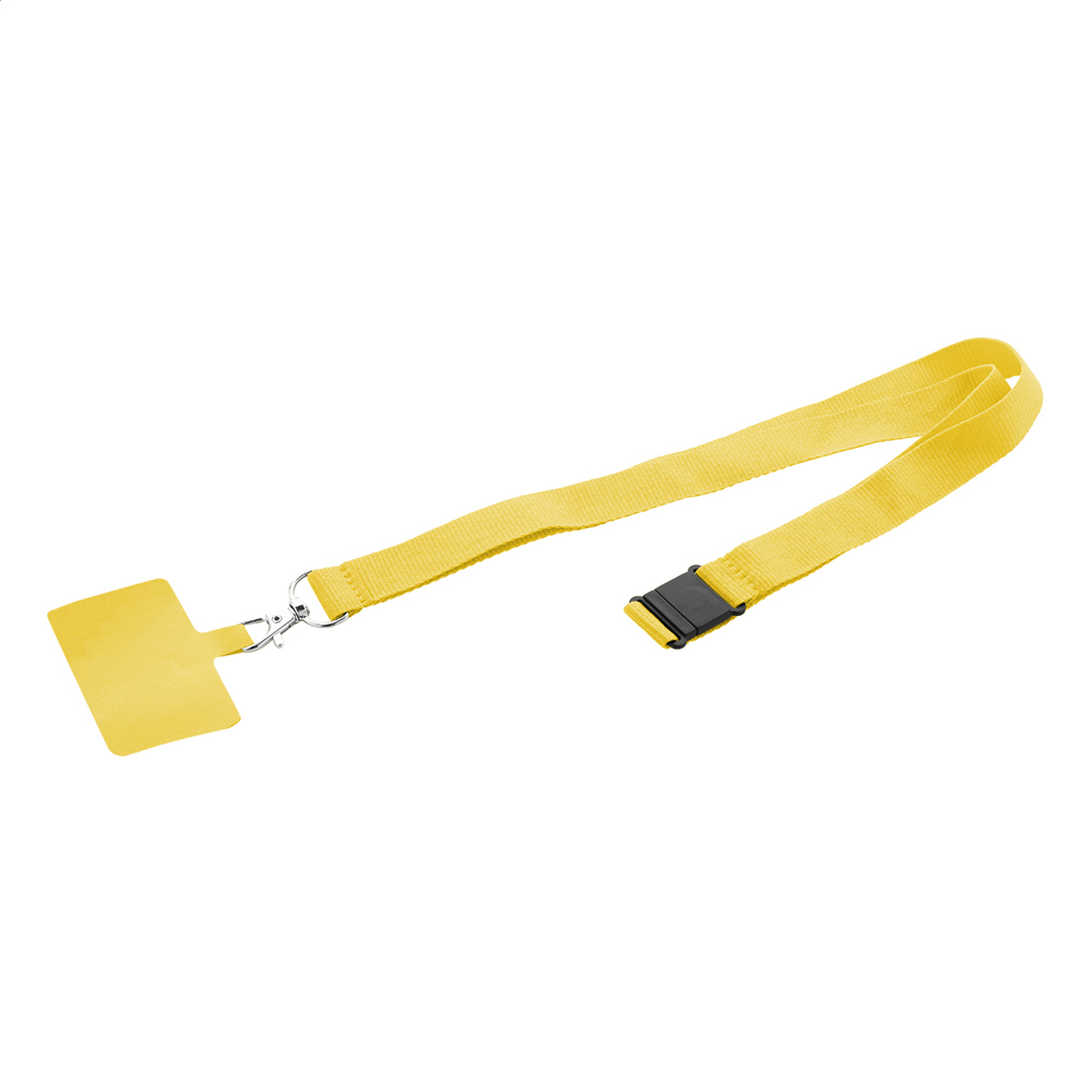Revent Call - RPET-Handyhalter-Lanyard - gelb