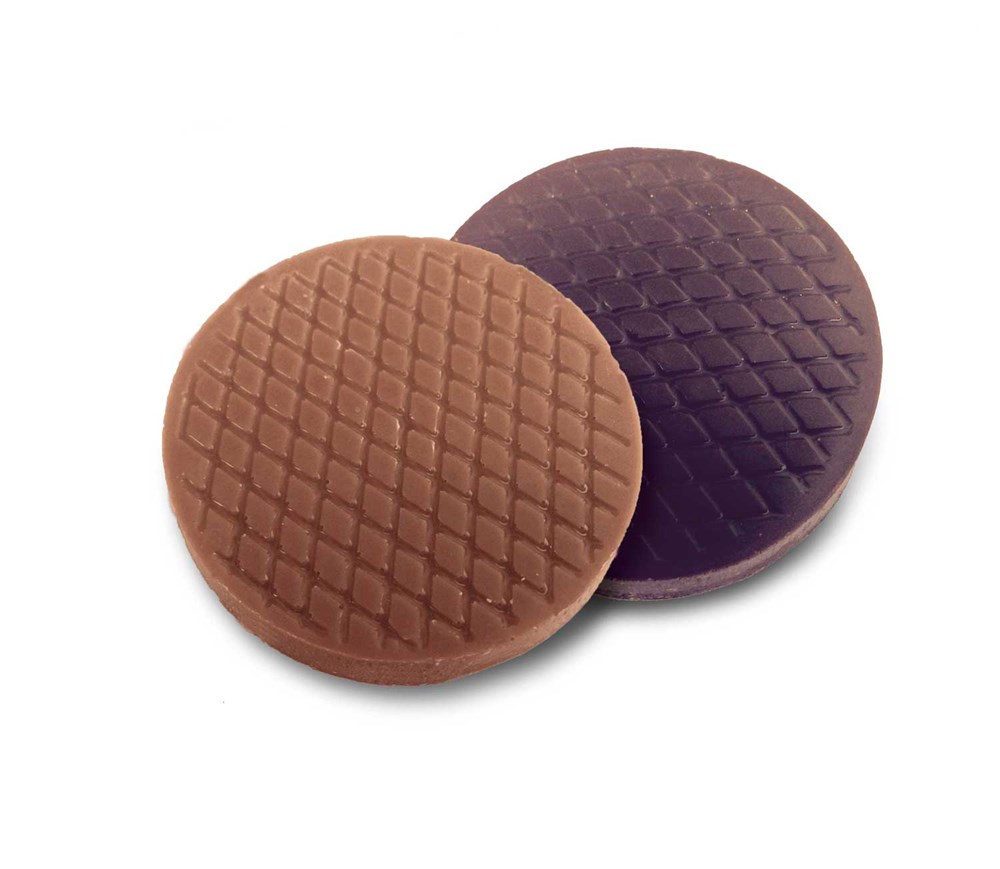 Confiserie-Schokotaler "Round" Confiserie-Schokotaler "Round"