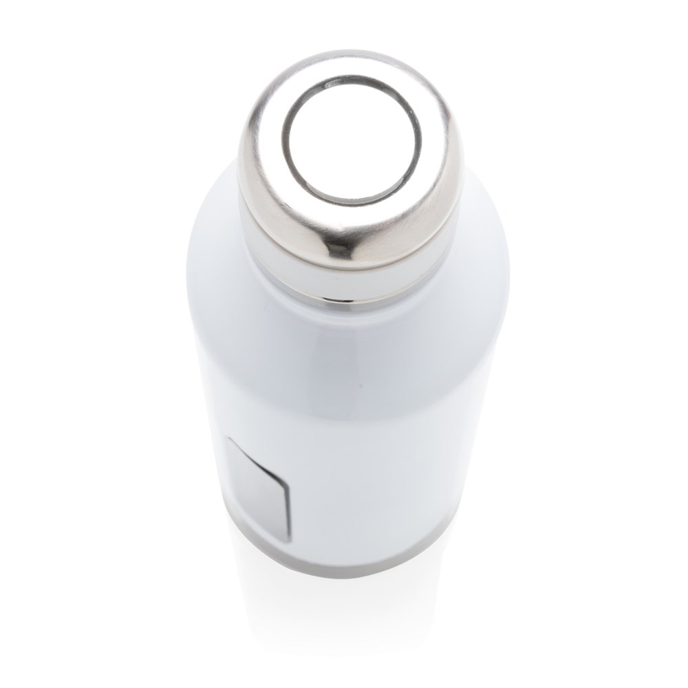 Auslaufsichere Vakuumflasche mit Logoplatte Auslaufsichere Vakuumflasche mit Logoplatte