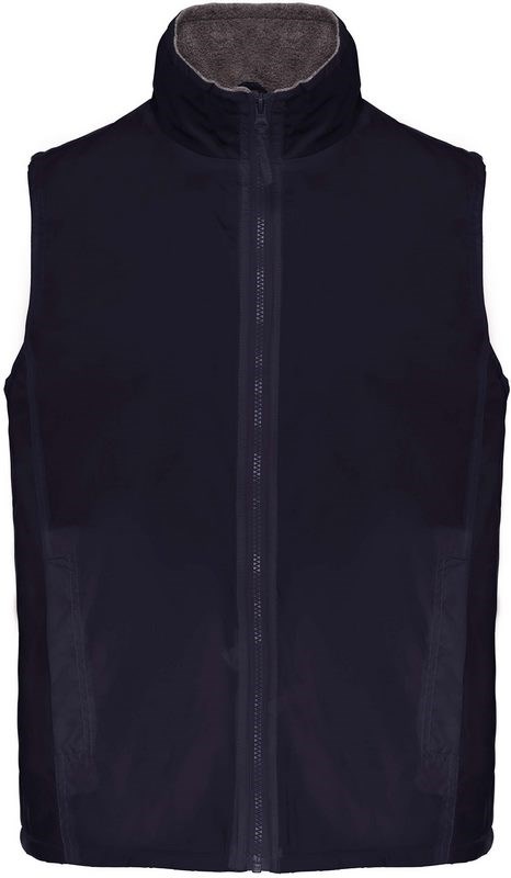Kariban Record > Bodywärmer mit Fleece-Innenfutter - Marine / Grau