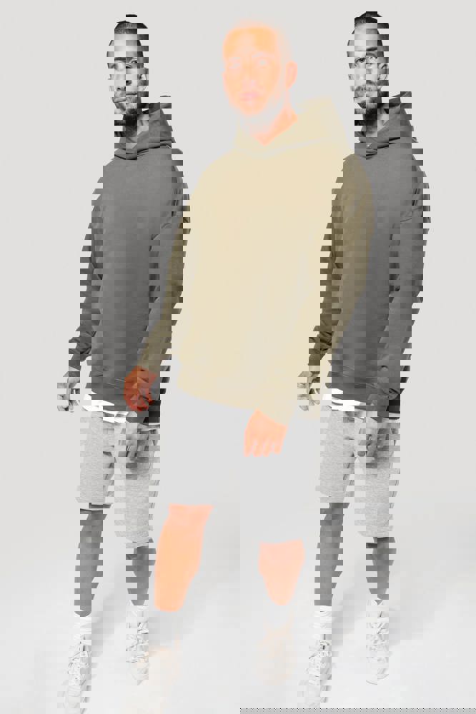 K4018 - Kapuzensweatshirt aus Molton, Oversize, Unisex