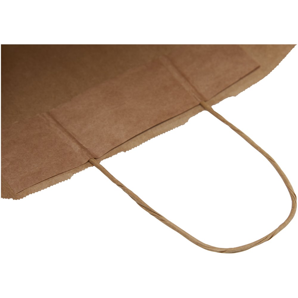 Kraftpapiertasche 80-90 g/m² mit gedrehten Griffen – groß Kraftpapiertasche 80-90 g/m² mit gedrehten Griffen – groß