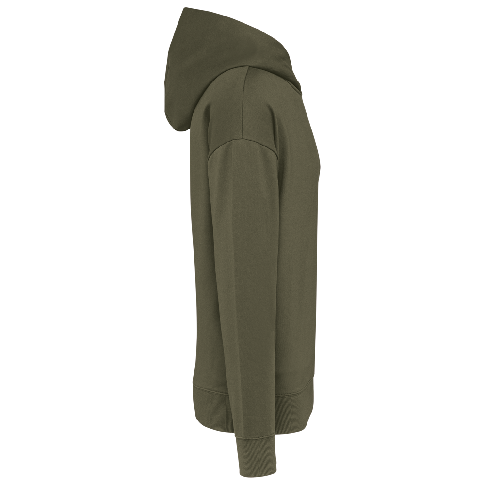 K4018 - Kapuzensweatshirt aus Molton, Oversize, Unisex