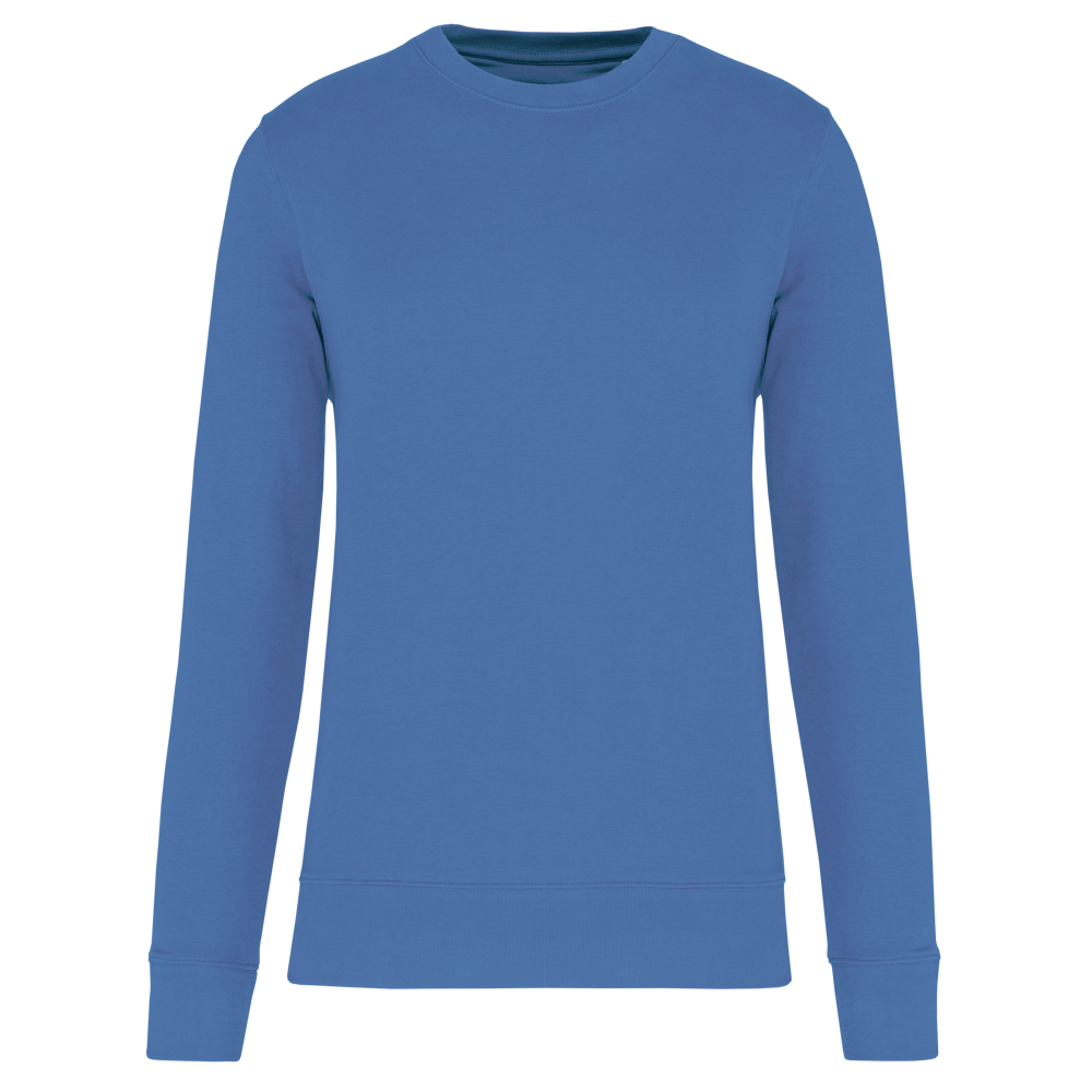 - Umweltfreundliches Sweatshirt mit Rundhalsausschnitt für Kinder - Light Royal Blue