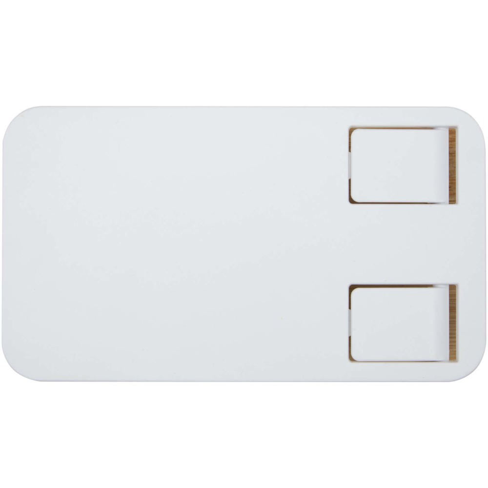 Alfirk Klappbare Smartphonehalterung  aus recyceltem Kunststoff mit Bambusdetails