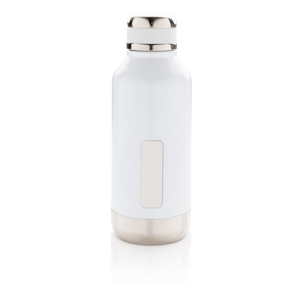 Auslaufsichere Vakuumflasche mit Logoplatte Auslaufsichere Vakuumflasche mit Logoplatte