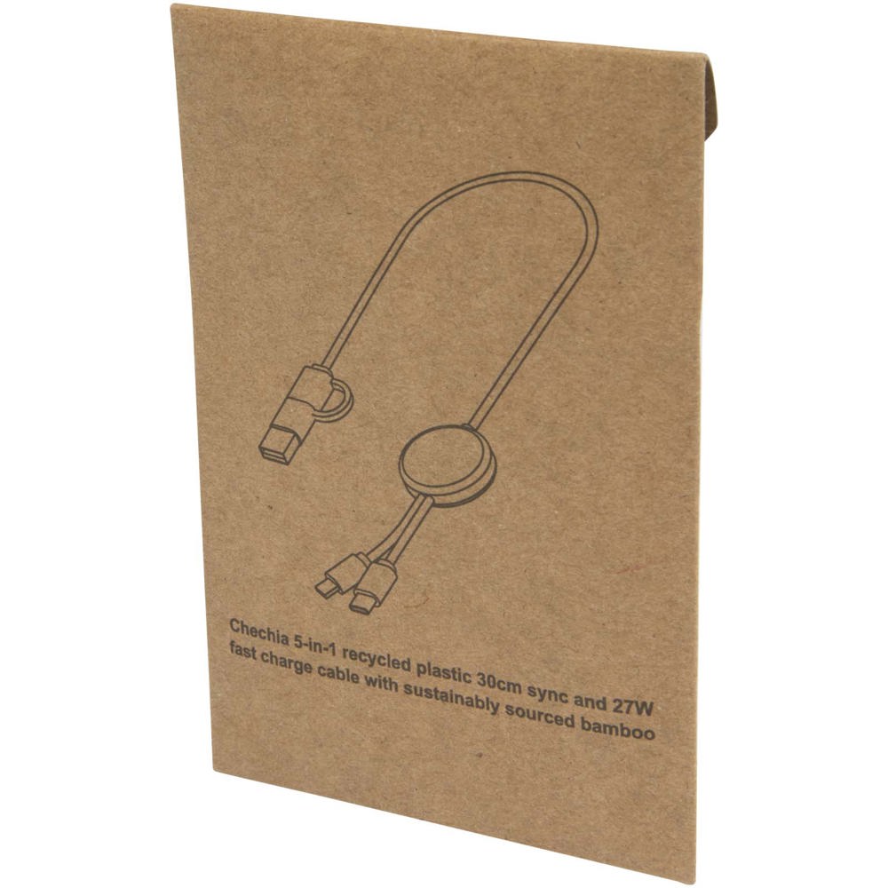 Citala 30 cm 5-in-1 Kabel aus recyceltem Kunststoff für Datenübertragung und 27W Schnellladung