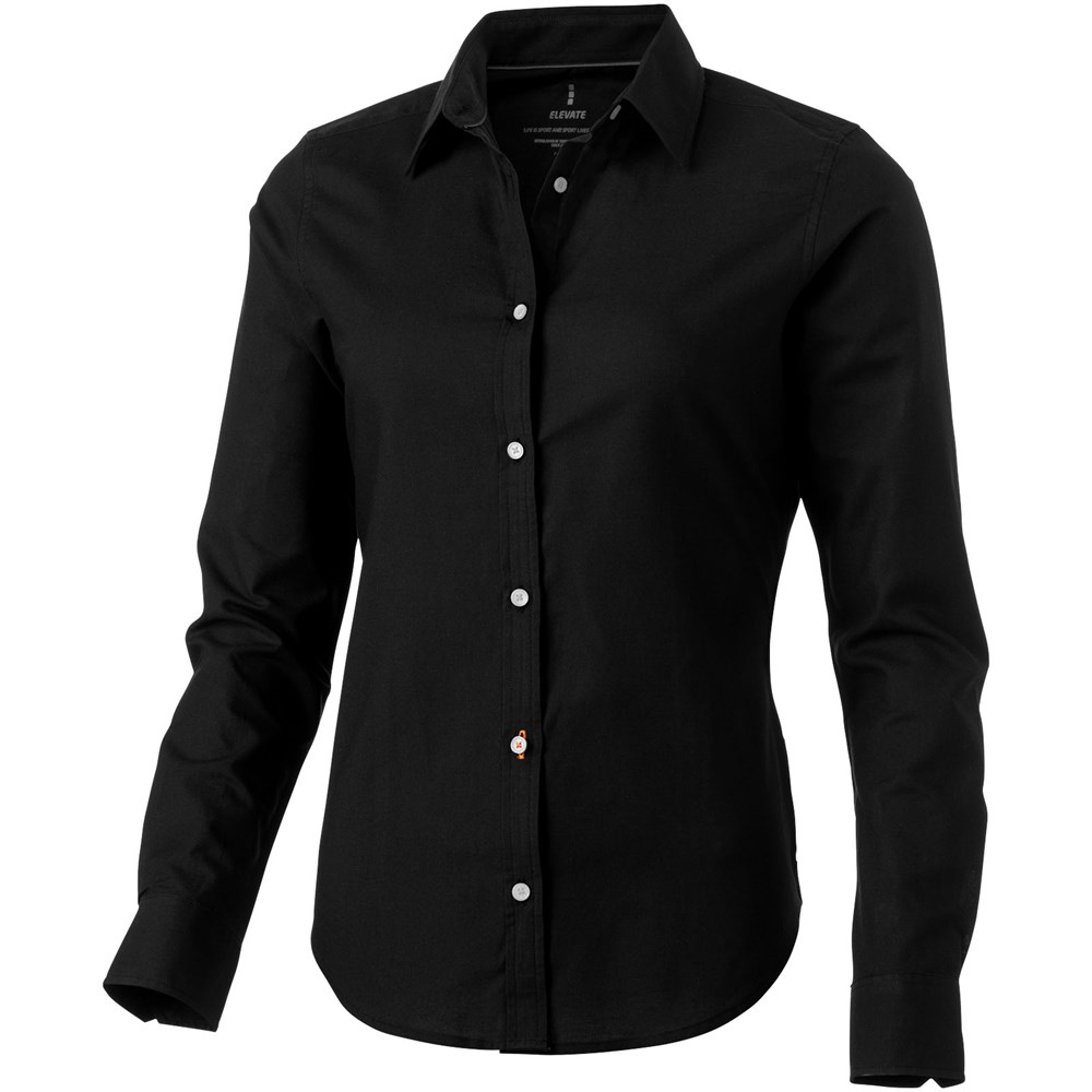 Vaillant langärmlige Bluse - Schwarz