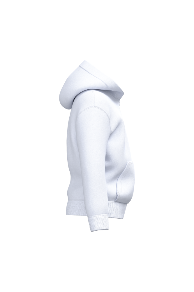 K4045 - Recyceltes Kinder-Kapuzensweatshirt mit Reißverschluss