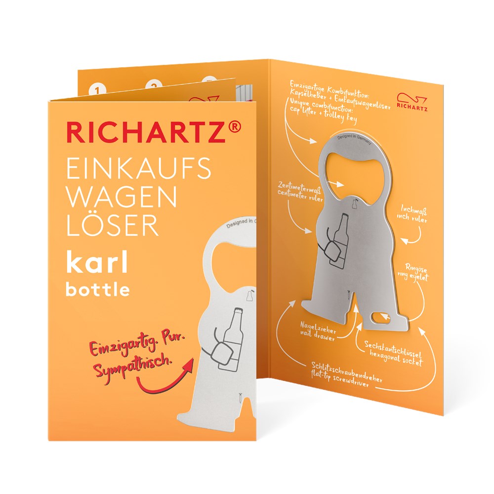 EINKAUFSWAGENLÖSER karl bottle EINKAUFSWAGENLÖSER karl bottle
