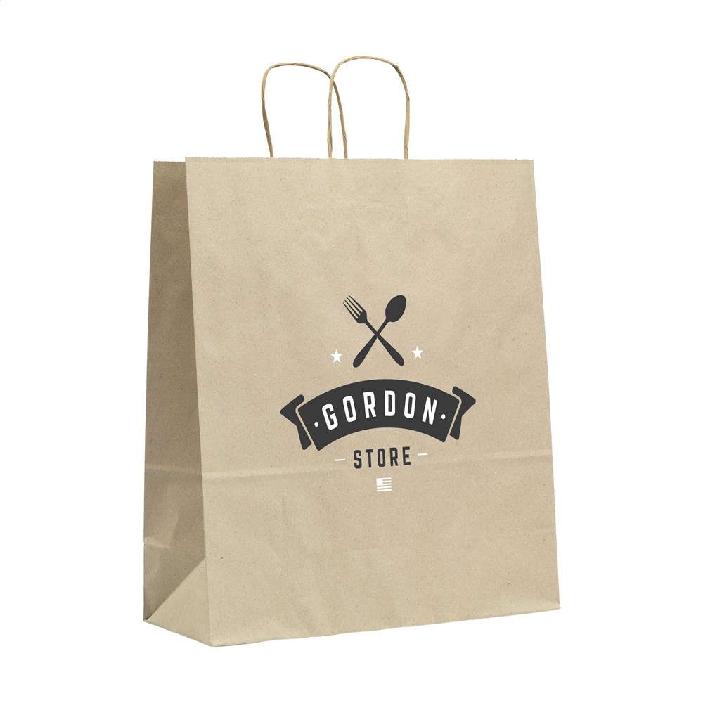 Leaf It Bag Wide aus recyceltem Graspapier (90 g/m²) L