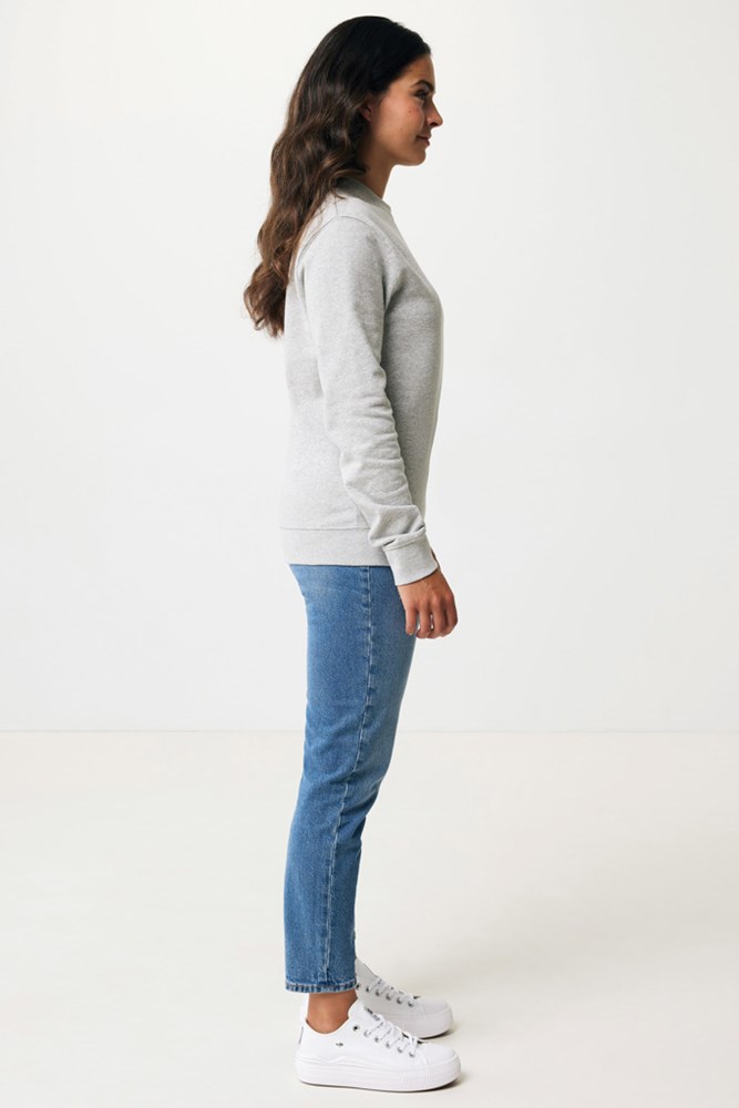 IQONIQ Denali ungefärbt. Rundhals-Sweater aus recycelter BW IQONIQ Denali ungefärbt. Rundhals-Sweater aus recycelter BW