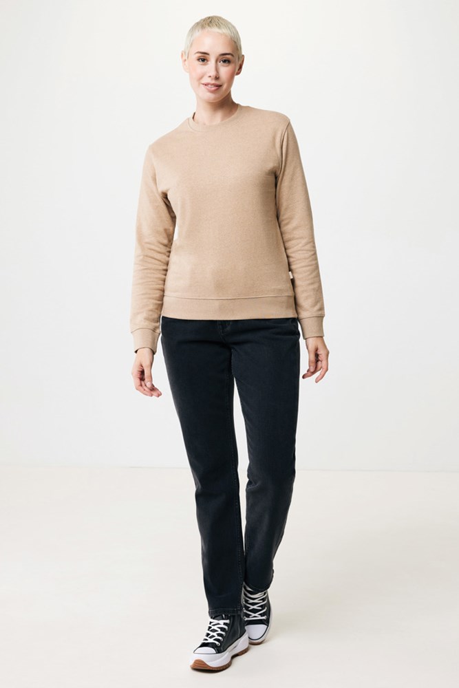 IQONIQ Denali ungefärbt. Rundhals-Sweater aus recycelter BW IQONIQ Denali ungefärbt. Rundhals-Sweater aus recycelter BW