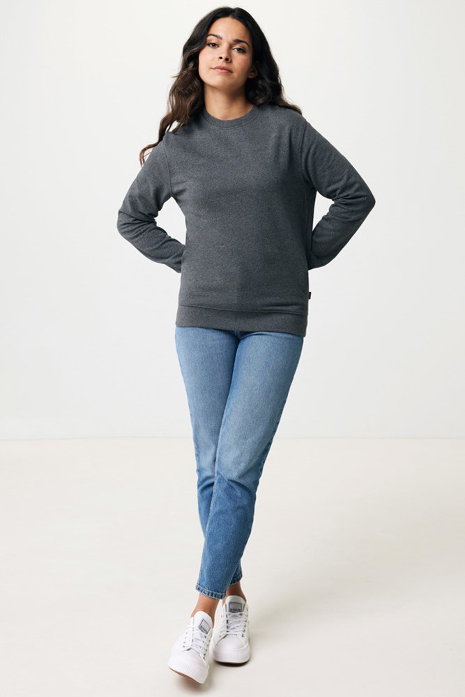 IQONIQ Denali ungefärbt. Rundhals-Sweater aus recycelter BW IQONIQ Denali ungefärbt. Rundhals-Sweater aus recycelter BW