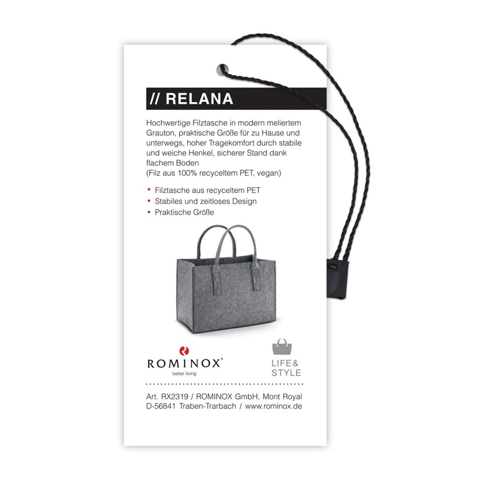 ROMINOX® Vegane Filztasche // Relana ROMINOX® Vegane Filztasche // Relana