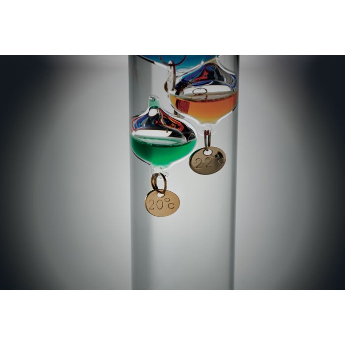 GALI - Galileo Thermometer Glas 28cm GALI - Galileo Thermometer Glas 28cm
