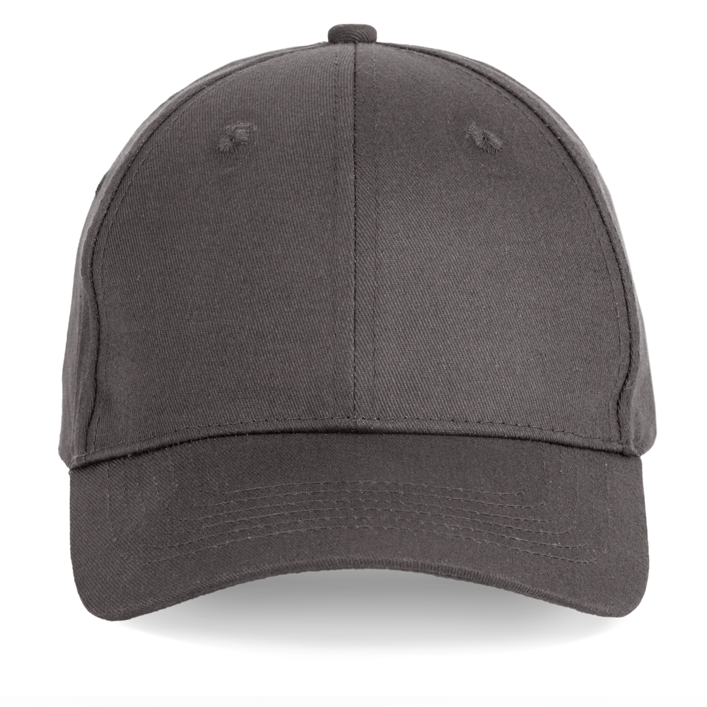 KP231 - K-loop-Tracking Kappe aus recycelter Baumwolle und Polyester - 6 Panels - dark grey