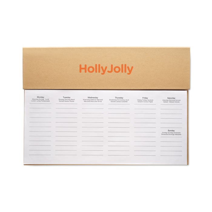 MEMWEEK - 125-seitiger Wochenplaner