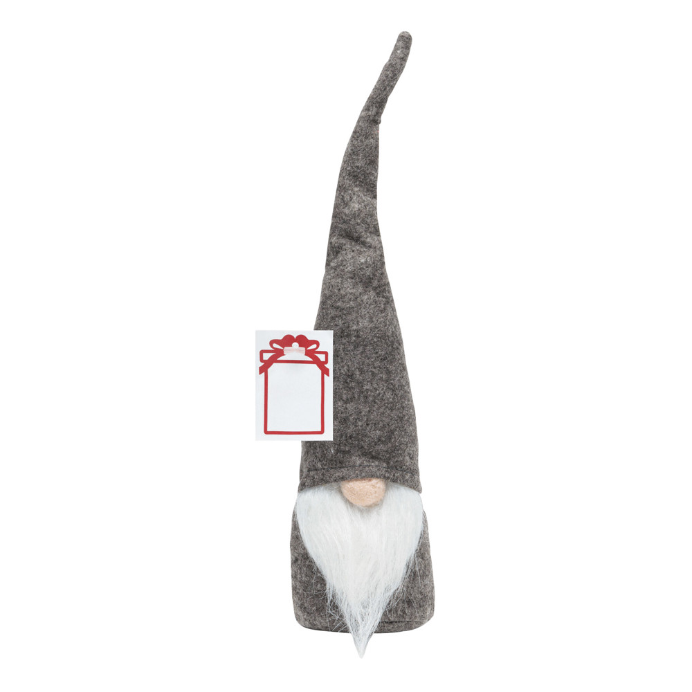 HANS - Filz-Weihnachts-Wichtel mit Zipfelmütze - Grau
