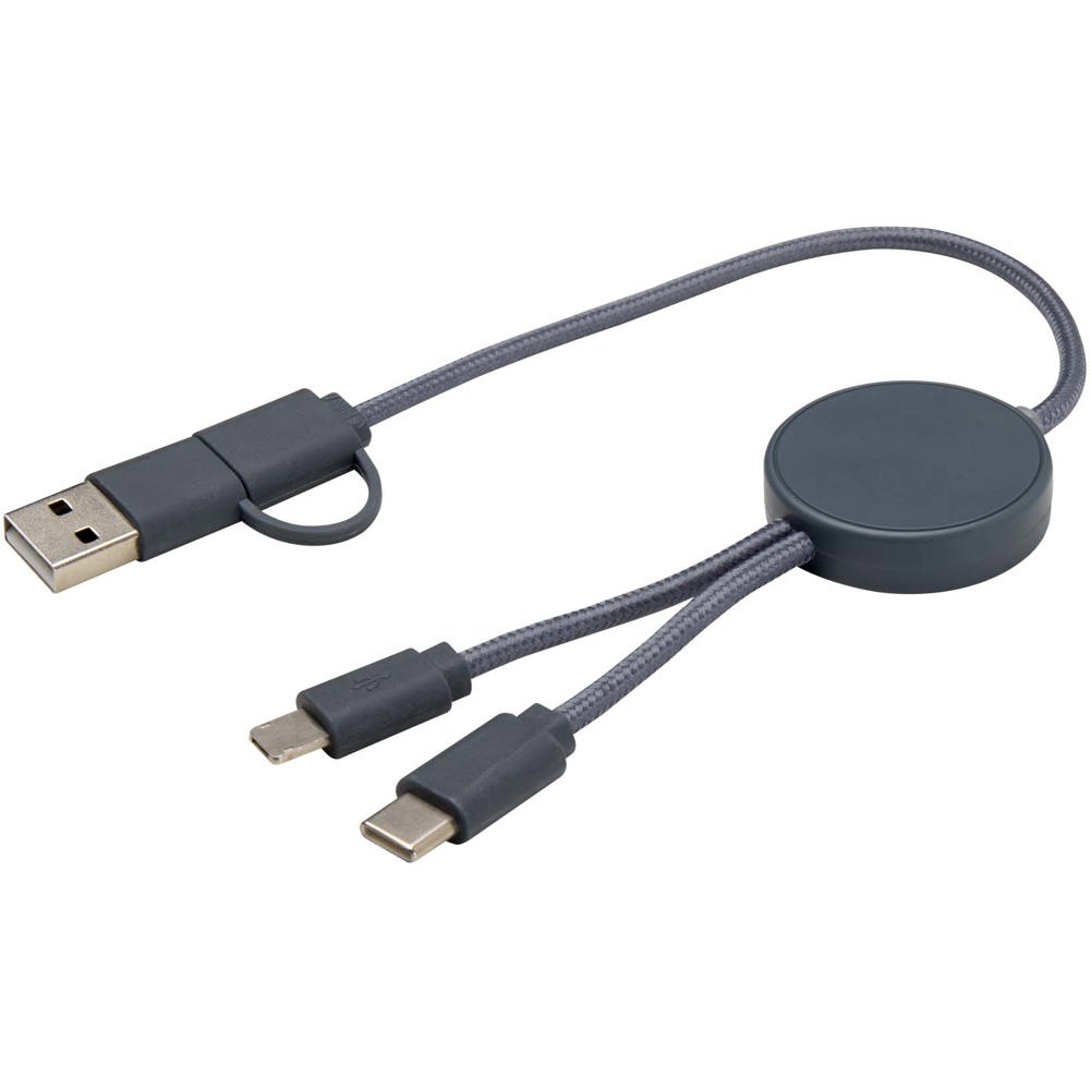 Citala 30 cm 5-in-1 Kabel aus recyceltem Kunststoff für Datenübertragung und 27W Schnellladung