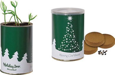 Weihnachtsbaum-Dose, Ø 73x110 mm, Fichte, 1-4 c Digitaldruck inklusive Weihnachtsbaum-Dose, Ø 73x110 mm, Fichte, 1-4 c Digitaldruck inklusive