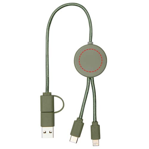 Citala 30 cm 5-in-1 Kabel aus recyceltem Kunststoff für Datenübertragung und 27W Schnellladung