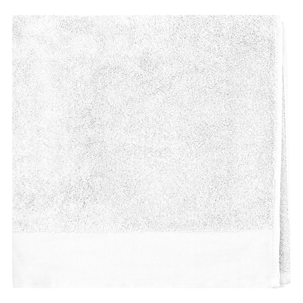 - Bio-Dusch-/Badetuch 140 x 70 cm - White