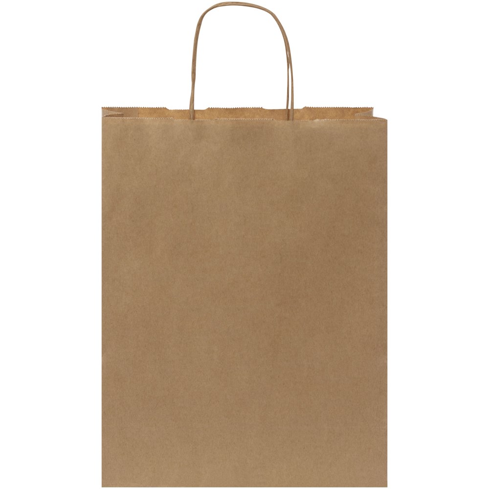 Kraftpapiertasche 80 g/m² mit gedrehten Griffen – mittel Kraftpapiertasche 80 g/m² mit gedrehten Griffen – mittel