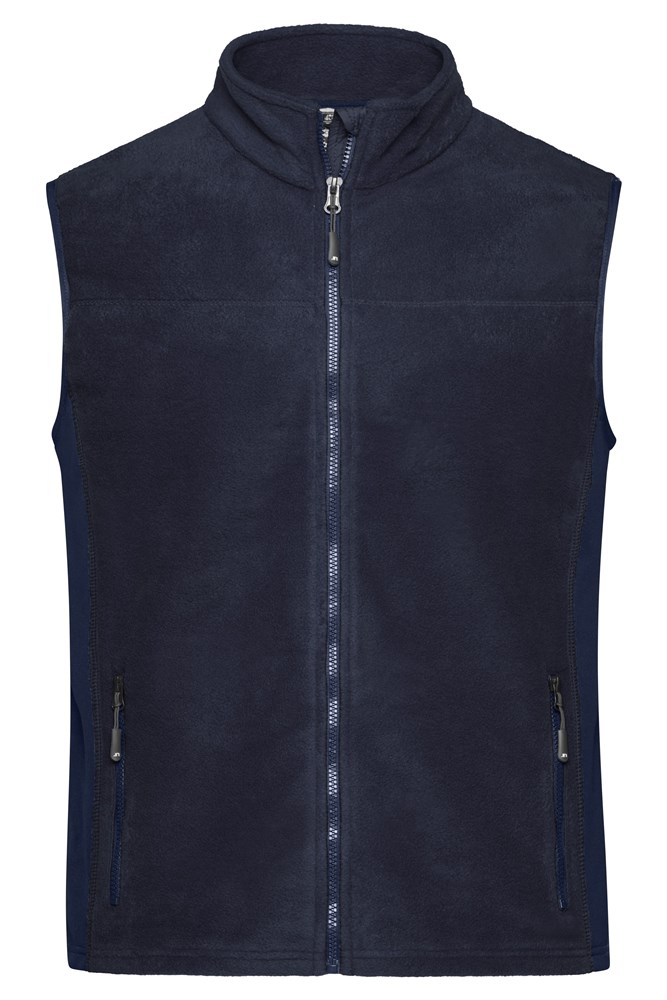 Men's Workwear Fleece Vest - STRONG - - Navy/navy (ca. Pantone 296C)