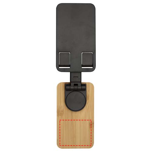 Alfirk Klappbare Smartphonehalterung  aus recyceltem Kunststoff mit Bambusdetails