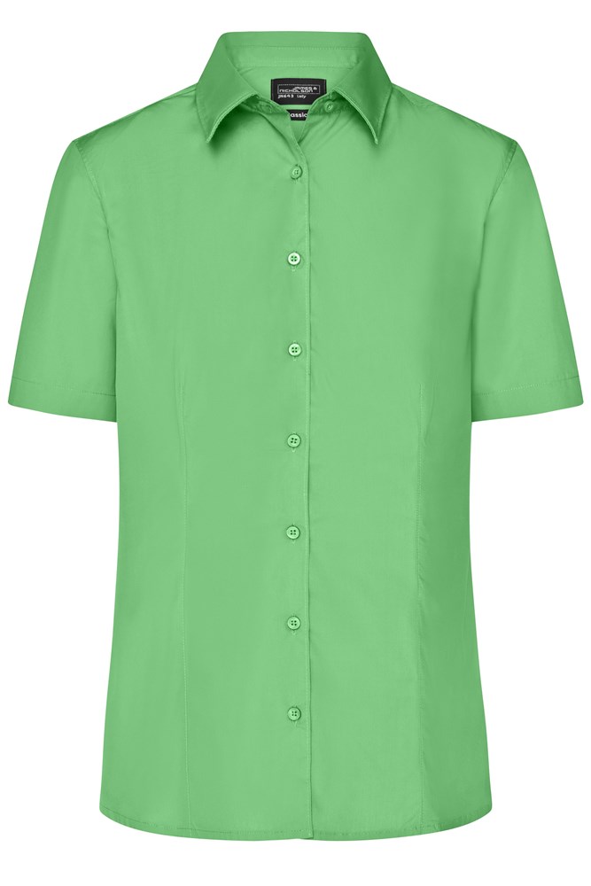 Ladies' Business Shirt Short-Sleeved - Lime-green (ca. Pantone 360C)
