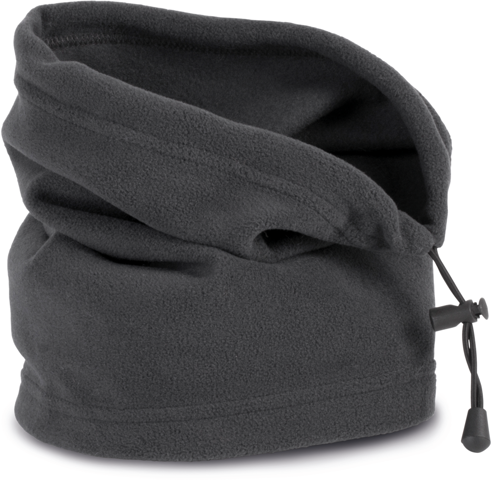 KP881 - Schlauchschal aus Fleece - dark grey