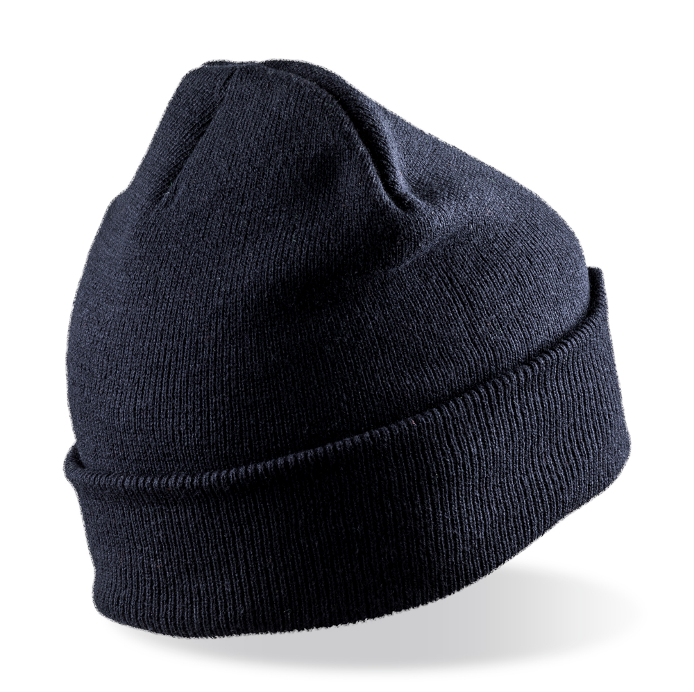 RC034X - Bedruckbare Thinsulate™-Doppelstrickmütze - Navy