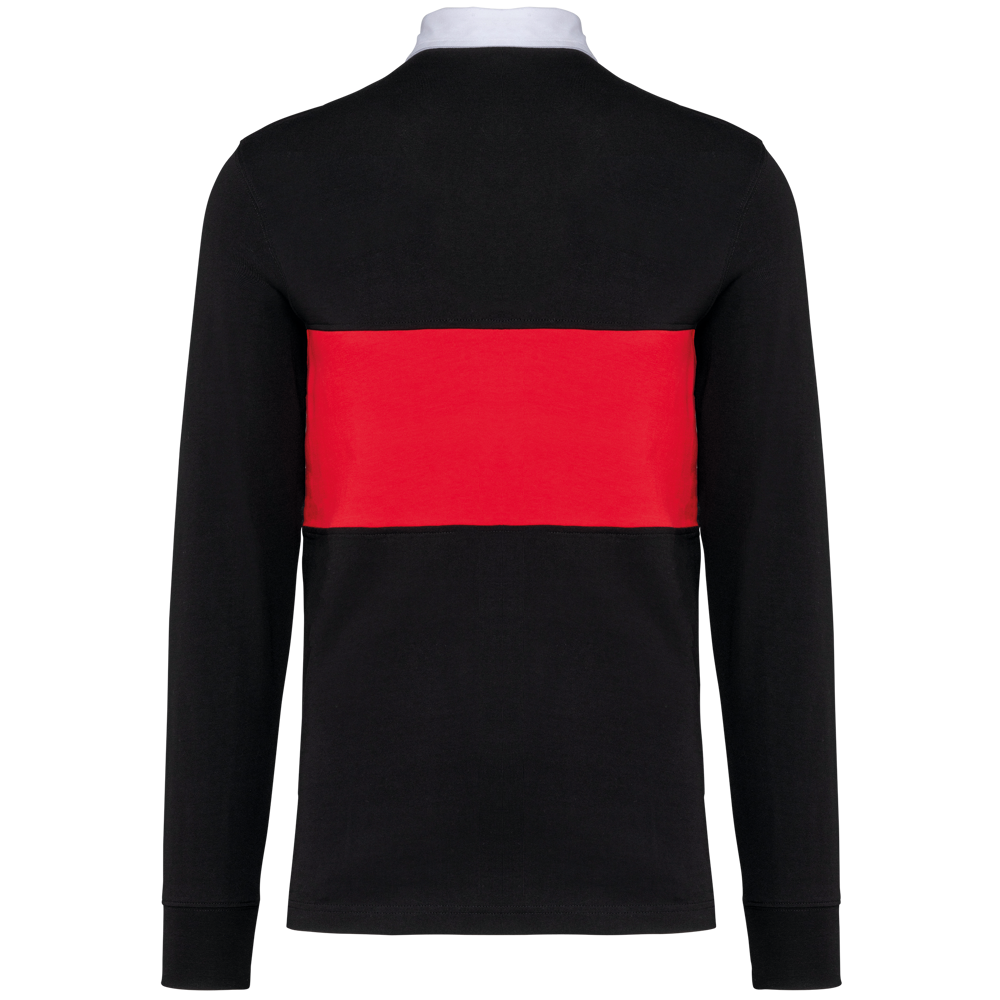 PA429 - Rugby-Polohemd mit langen Ärmeln