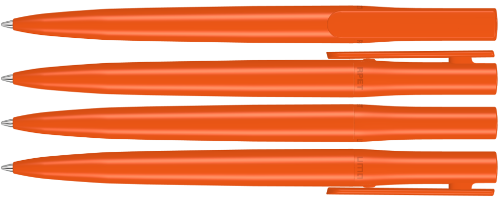 RECYCLED PET PEN switch, orange