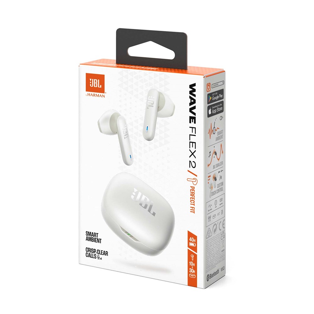 JBL Wave Flex 2 White JBL Wave Flex 2 White